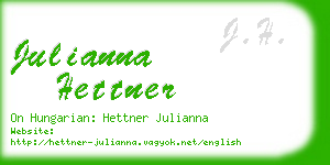 julianna hettner business card